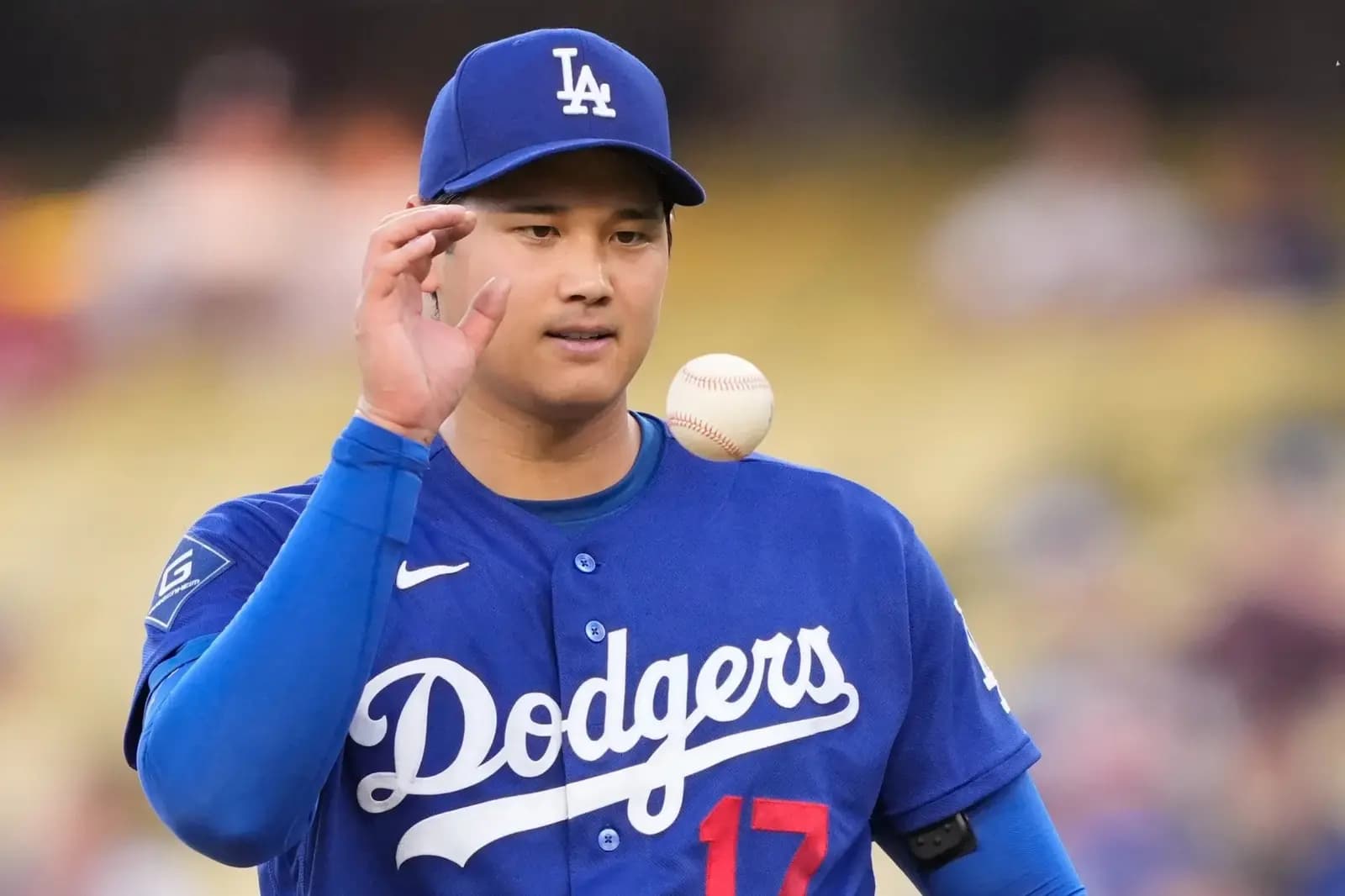 Shohei Ohtani queda fuera del lineup de los Dodgers por molestias en la rodilla